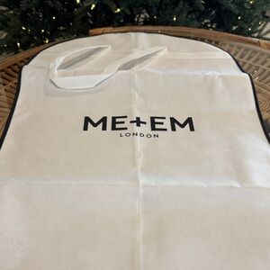 ME+EM White and Black Hanging Bag